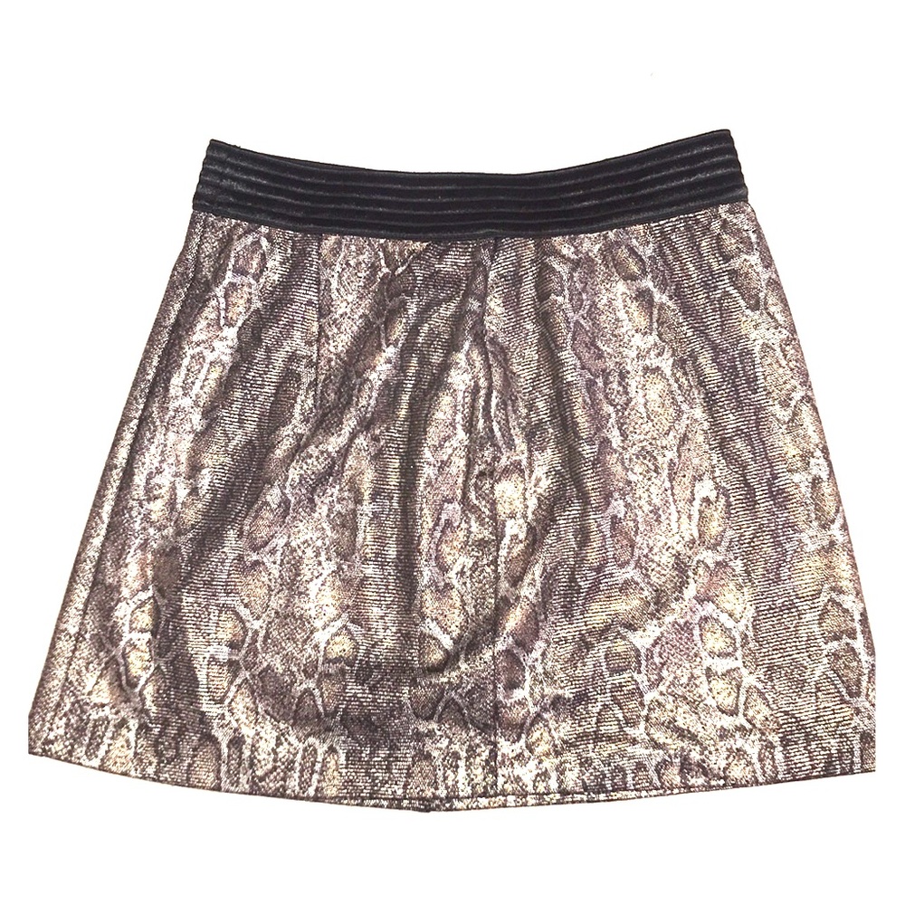MNG by Mango Leopard Print Skirt Size M